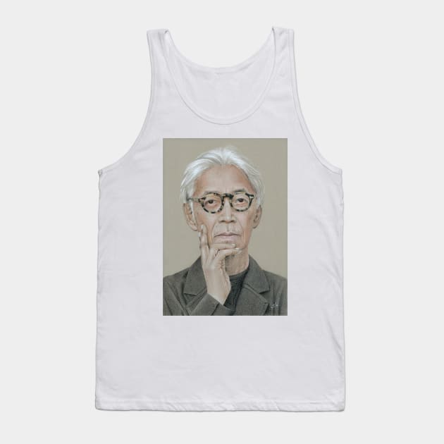 Ryuichi Sakamoto Tank Top by Sandra Warmerdam